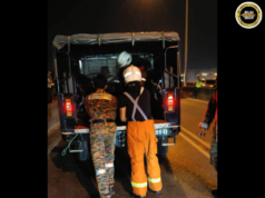 Aksiden ba Jematan Lutong, deriba Hilux bebadi