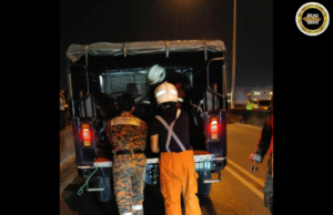 Aksiden ba Jematan Lutong, deriba Hilux bebadi