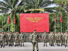 Pengawa bebaris Meri Puji Panglima 1 Divisyen