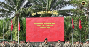 Pengawa bebaris Meri Puji Panglima 1 Divisyen