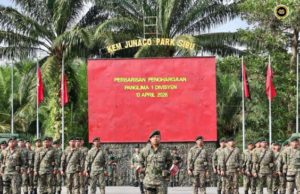 Pengawa bebaris Meri Puji Panglima 1 Divisyen