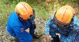 Siku baya tepekul dalam bubu ikan ba Sungai Pasa
