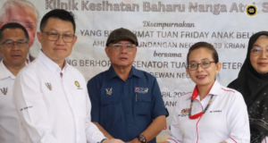 SARATOK, 16 April — Projek ngaga Klinik Pengerai Nanga Atoi di Saratok ke beungkus RM5,607,454.86, diatu udah tembu penuh sereta diserah ngagai piak ke bekaul ba sebengkah pengerami rasmi ke diatur kemari.