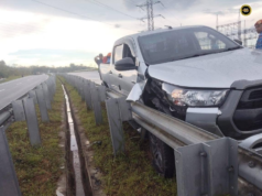 Deriba selamat ba penusah aksiden di Jalai Besai Pan Borneo
