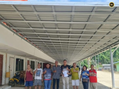 Projek RTP (Awning) ba Rumah Ajai Nanga Senuang, nyendiaka palan betutup ti likun