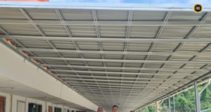 Projek RTP (Awning) ba Rumah Ajai Nanga Senuang, nyendiaka palan betutup ti likun