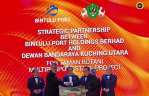 Palan Penyangkai Kapal Bintulu mengkang nyadi pengerembai kuasa beresi, Sarawak ngenegapka kapasiti industri