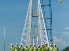 JKR Sarawak negapka pengawa matau projek Jematan Batang Lupar 1