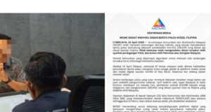 MCMC mansik individu ti ngerembaika berita pelesu pasal diesel ngagai Filipina