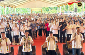 Projek ngangkatmanah jalai Kampung Ulu Teru dipelaba tembu tumu agi