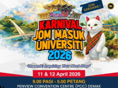 Karnival JMU 2026 ngembing graduet SPM enggau STPM, akses ngagai pelajar tinggi