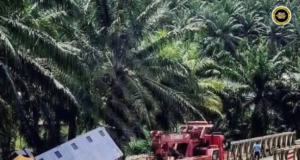 Lori Sawit Aksiden Di Miri, Deriba Selamat