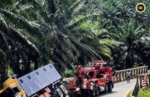 Lori Sawit Aksiden Di Miri, Deriba Selamat