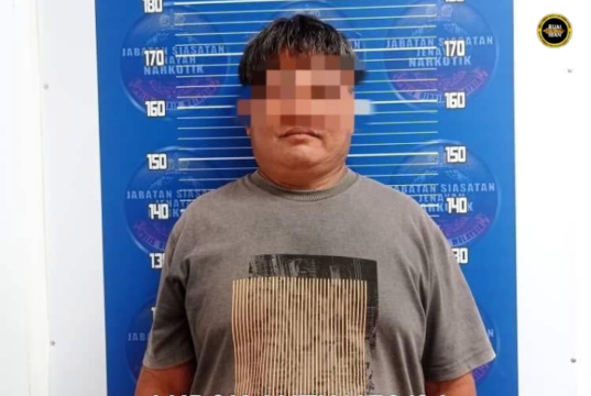 Siku lelaki ditan IPD Lubok Antu dipelabaka salah guna dadah