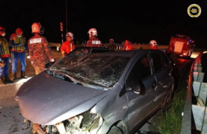 Siku indu bebadi nyawa pengudah aksiden kediri ba Jalai Pan Borneo Sibu-Bintulu