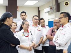 Hanifah ngabas Klinik Pengerai Asajaya, ngenegapka pengawa ngenataika pengerai di Sarawak