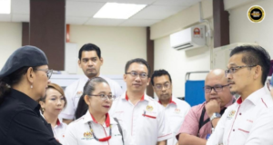Hanifah ngabas Klinik Pengerai Asajaya, ngenegapka pengawa ngenataika pengerai di Sarawak