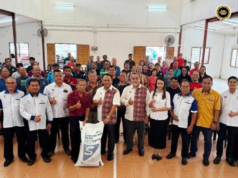 236 guni baja disuaka ngagai 59 iku penerima di Kampung Apar nengah program AFF