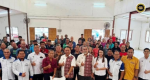 236 guni baja disuaka ngagai 59 iku penerima di Kampung Apar nengah program AFF