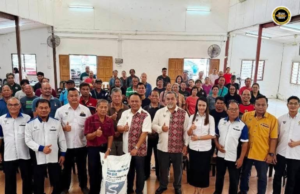 236 guni baja disuaka ngagai 59 iku penerima di Kampung Apar nengah program AFF