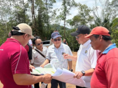 Pemansang infrastruktur menua pesisir ditegapka: Sapit Premier matau projek jalai di Betong