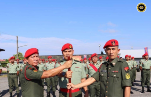 Pengawa bebaris, nyerahka pangku pengawa KSM 9 Kompeni KPTD