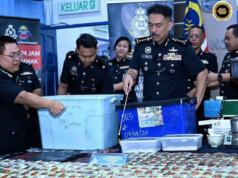 Dua iku pemungkus dadah ditan, sindiket dadah dirampas enggau penyampau rega dianggarka RM16 juta