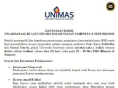 Belajar online pengelama dua hari ba UNIMAS beserimbai enggau musin pengerami