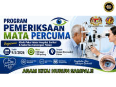 Saberkas Pakan ngatur pengawa meresa mata enda bebayar begulai enggau Sepital Sarikei