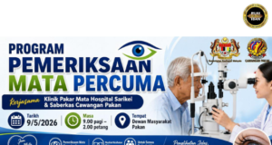 Saberkas Pakan ngatur pengawa meresa mata enda bebayar begulai enggau Sepital Sarikei