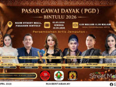 Pasar Gawai Dayak Bintulu 2026 deka ngerichahka Gawai ba Bintulu