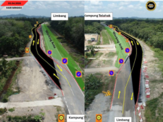 Jalai Kelaung Dibuka Ba Kampung Telahak Ungkup Renggat Ngaga Jalai Besai Menua Pesisir Utara