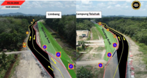 Jalai Kelaung Dibuka Ba Kampung Telahak Ungkup Renggat Ngaga Jalai Besai Menua Pesisir Utara