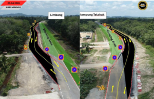Jalai Kelaung Dibuka Ba Kampung Telahak Ungkup Renggat Ngaga Jalai Besai Menua Pesisir Utara