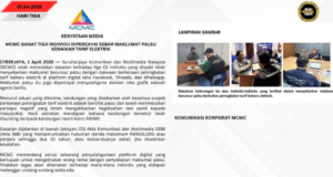 SKMM Mansik Tiga Individu Ketegal Naburka Penerang Pelesu Bekaul enggau Peniki Tarif Bekal Kuasa Karan