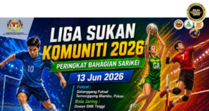 Liga Lumba enggau Main Komuniti 2026 Tikas Bagi Menua Sarikei dibuka ungkup penyereta