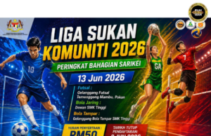 Liga Lumba enggau Main Komuniti 2026 Tikas Bagi Menua Sarikei dibuka ungkup penyereta