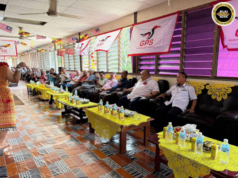 Allan Siden seruran besemak lalu deka nemu penanggul ditapi rayat ba renggat baruh