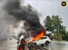 Lima buah entukar aksiden ba Changkat Cermin, SUV Chery Tiggo Angus, Deriba Proton X50 bakal