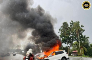 Lima buah entukar aksiden ba Changkat Cermin, SUV Chery Tiggo Angus, Deriba Proton X50 bakal
