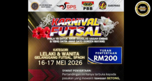 Karnival Futsal N.37 Bukit Saban Deka Ngerichahka Lumba enggau Main Komuniti