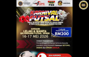 Karnival Futsal N.37 Bukit Saban Deka Ngerichahka Lumba enggau Main Komuniti