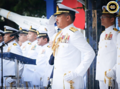 193 iku raban TLDM nyereta baris beserimbai enggau Hari TLDM ke – 92