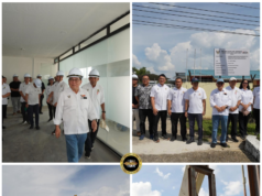 Sapit Premier Sarawak nemuai seraya gawa, meresa projek pemansang ba Spaoh