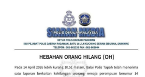 Nembiak indu beumur 14 taun diripotka lenyau ba Padawan