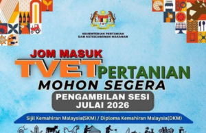 Program TVET betanam Betupi dibuka ngagai graduet SPM ungkup sesi Julai/Ogos 2026
