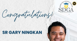 SDGA ngenataika pengaga ati tabi puji ngagai Sr Gary nyadi Sapit Chairmain RISM Pampang Sarawak