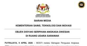 Objek dipelaba kerimpak angkasa ditemu ba kandang langit Sarawak