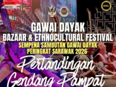 Pekit Gendang Pampat Ngerichahka Pengerami Gawai Dayak Renggat Sarawak 2026