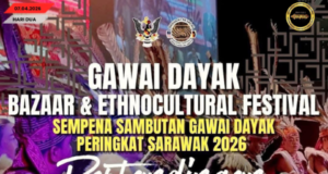 Pekit Gendang Pampat Ngerichahka Pengerami Gawai Dayak Renggat Sarawak 2026